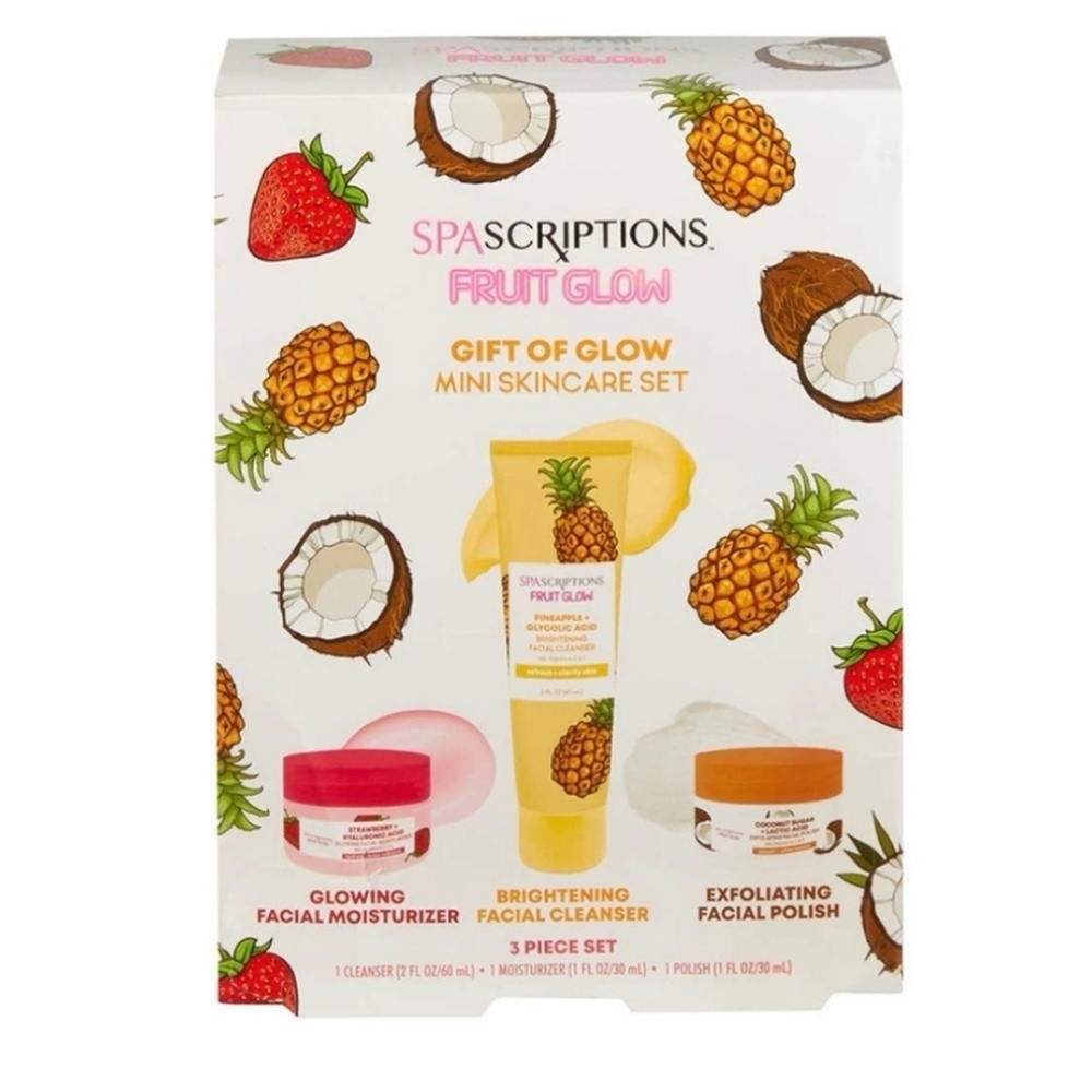 SpaScriptions Mini Skin Care Fruit Glow Set